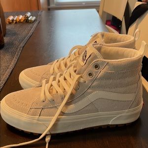 Vans Womens high top shoes SIZE 8 1/2